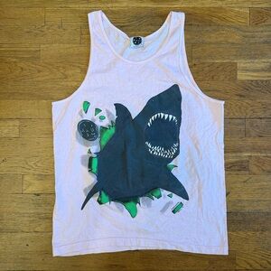 Vintage 1994 Maui & Sons Shark Breakthrough Tank-Top